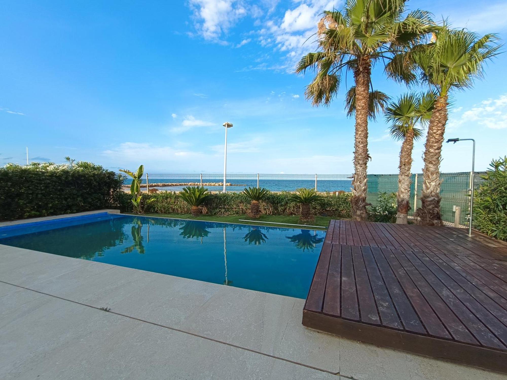 Casa Del Mar, Piscina Privada Frente Al Mar Vila Cullera Exterior foto