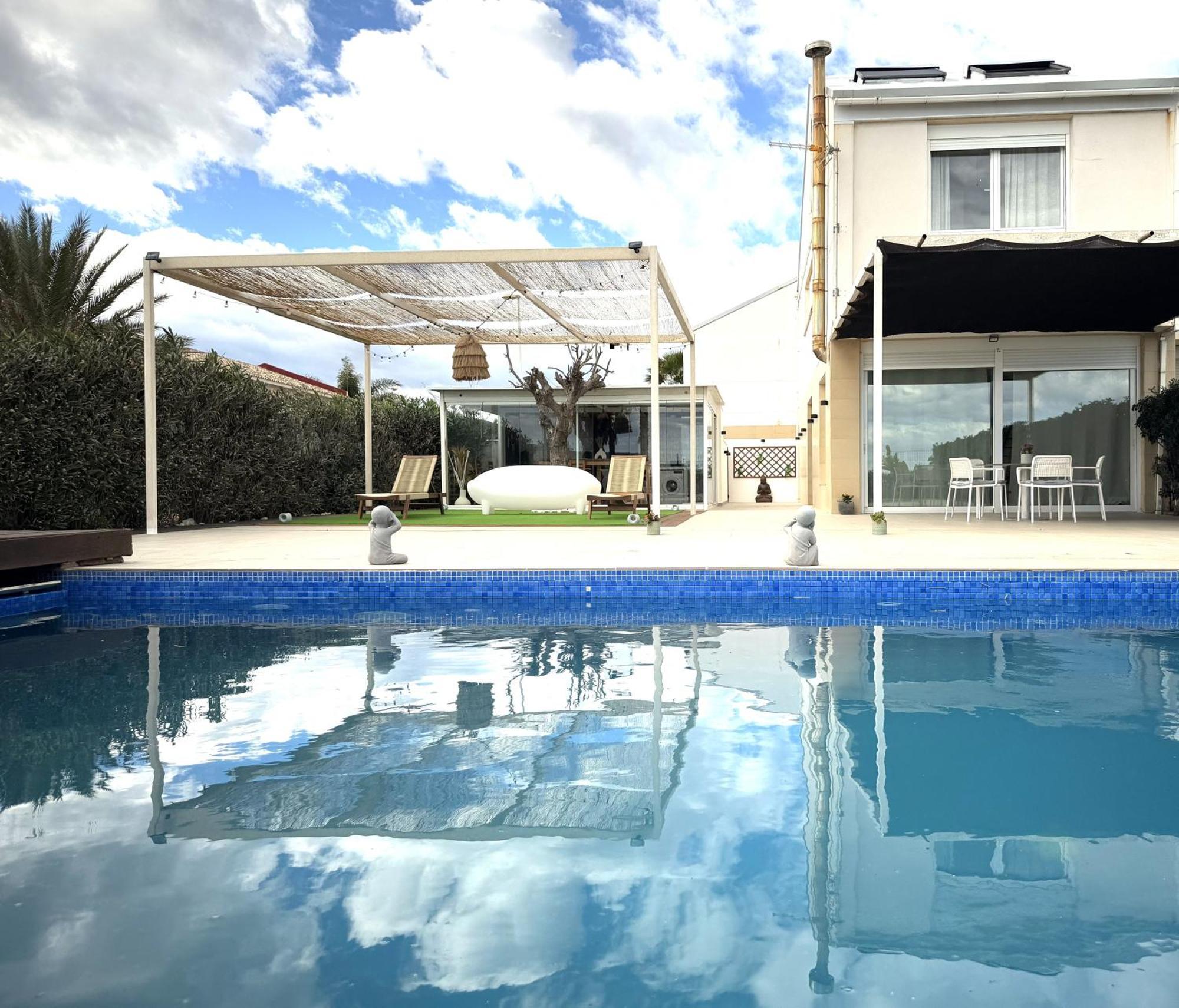 Casa Del Mar, Piscina Privada Frente Al Mar Vila Cullera Exterior foto